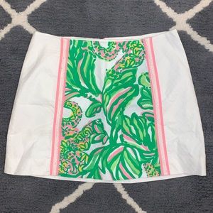 Lilly Pulitzer Tate Skirt Seeking Pink Elephants